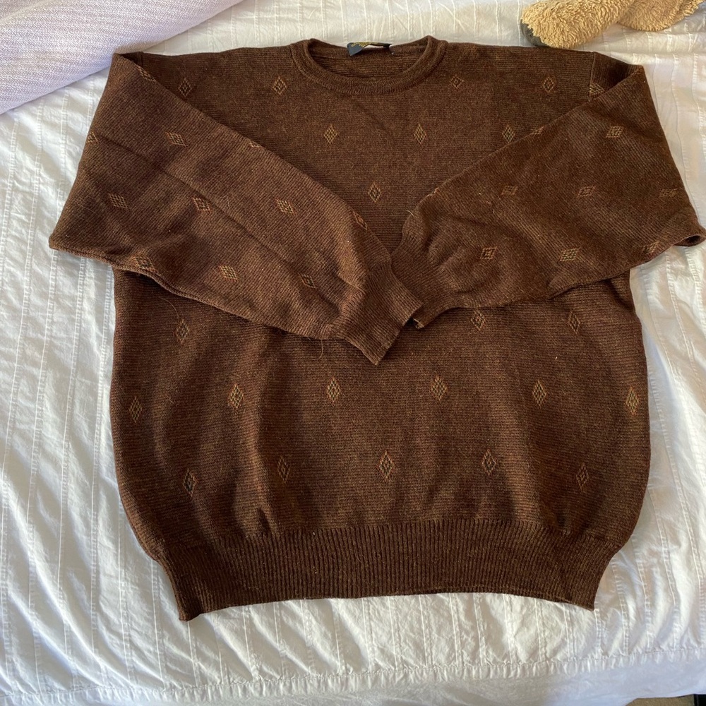 Brooks Brothers Brown Crewneck Sweater